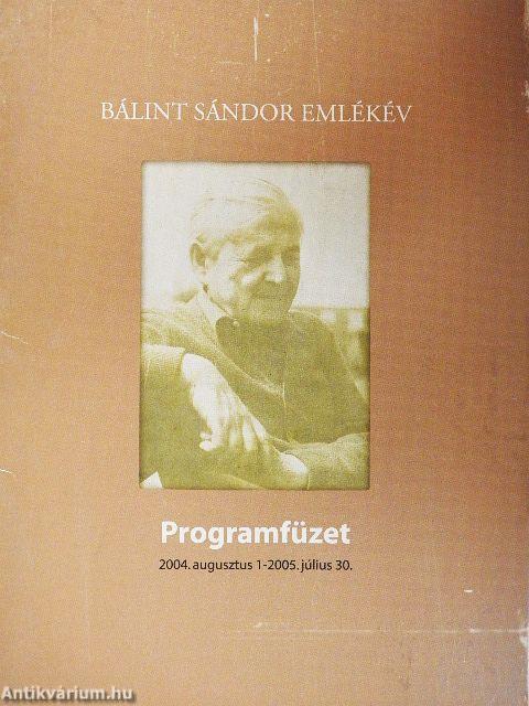Bálint Sándor emlékév