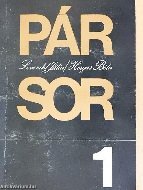 Pár sor 1.