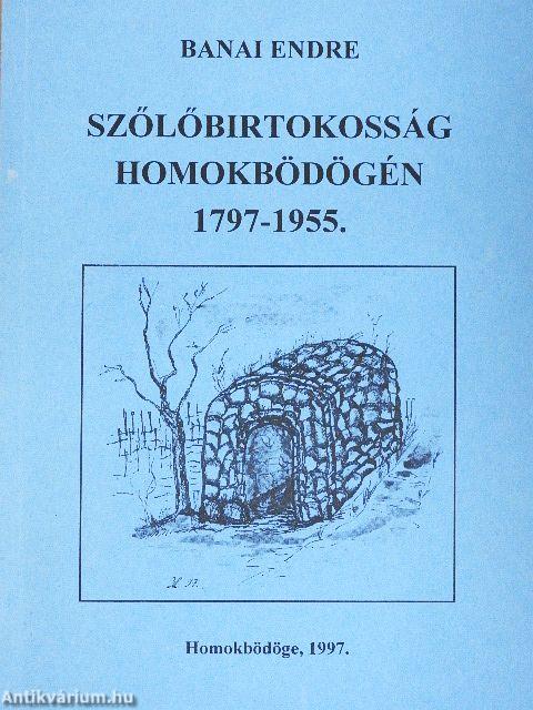Szőlőbirtokosság Homokbödögén 