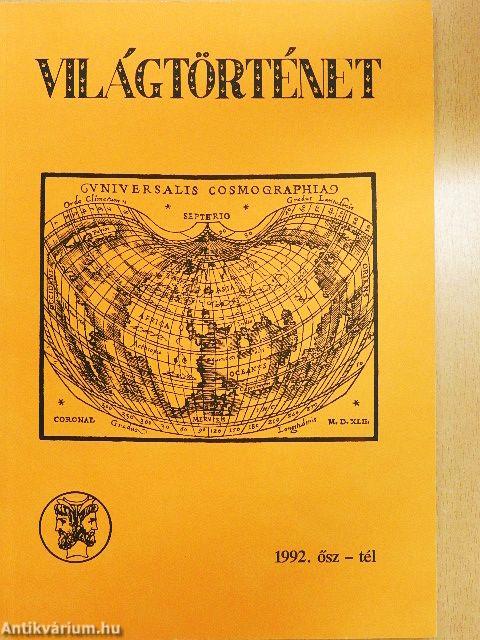 Világtörténet 1992. ősz-tél