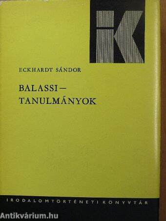 Balassi-tanulmányok