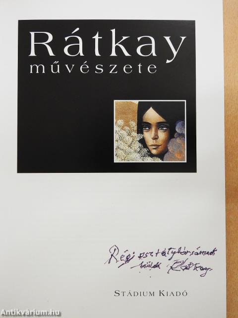 Rátkay művészete (dedikált példány)
