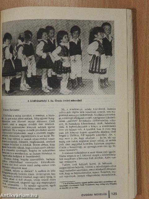 Óvodai Nevelés 1990. (nem teljes évfolyam)