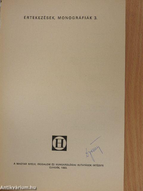Értekezések, monográfiák 3.