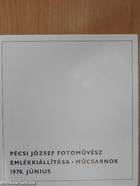 Pécsi József fotoművész emlékkiállítása