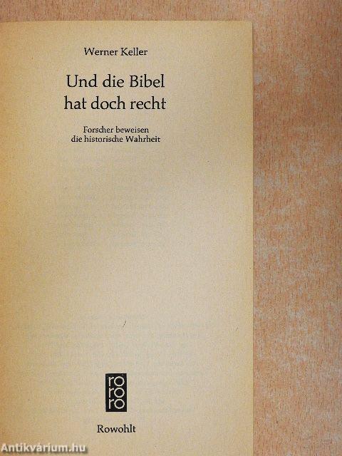 Und die Bibel hat doch recht