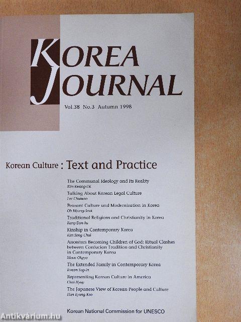 Korea Journal Autumn 1998