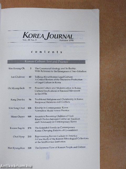 Korea Journal Autumn 1998