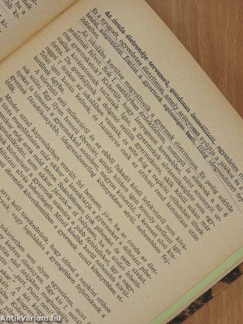 Óvodai nevelés 1963. január-december