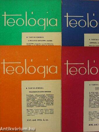 Teológia 1982/1-4.