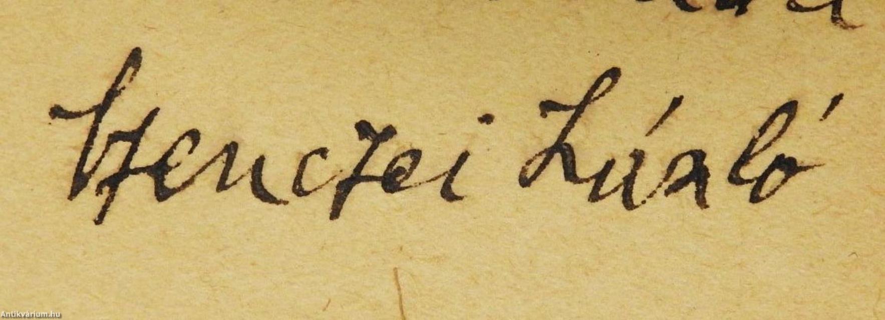 A halál és tanítványa (dedikált példány)