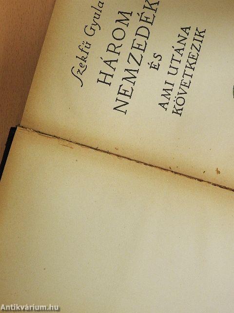 Három nemzedék és ami utána következik