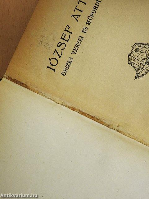 József Attila összes versei és műfordításai