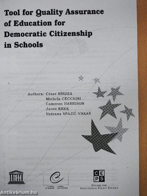 Toll for Quality Assurance of Education for Democratic Citizenship in Schools