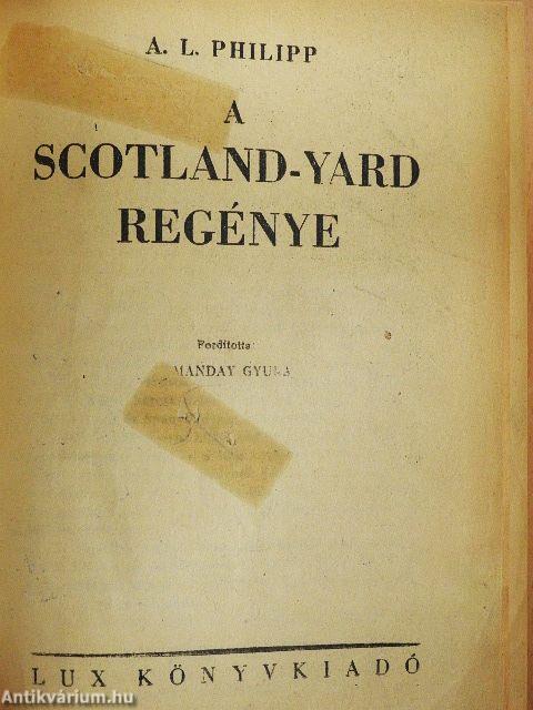 A Scotland-Yard regénye
