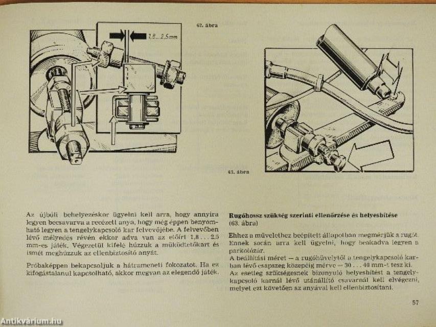 Trabant 601, 601 S, 601 S de luxe típusú személygépkocsi üzemeltetési útmutatója