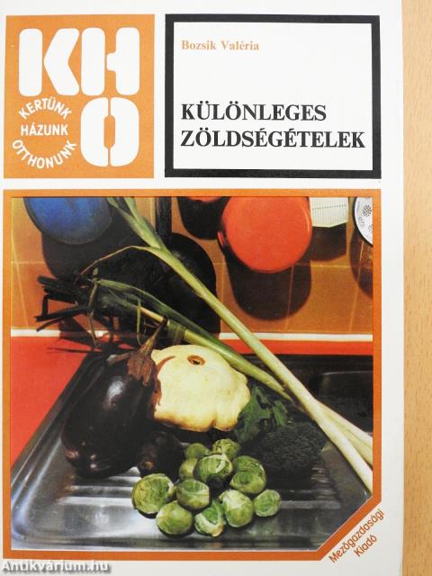 Különleges zöldségételek (dedikált példány)