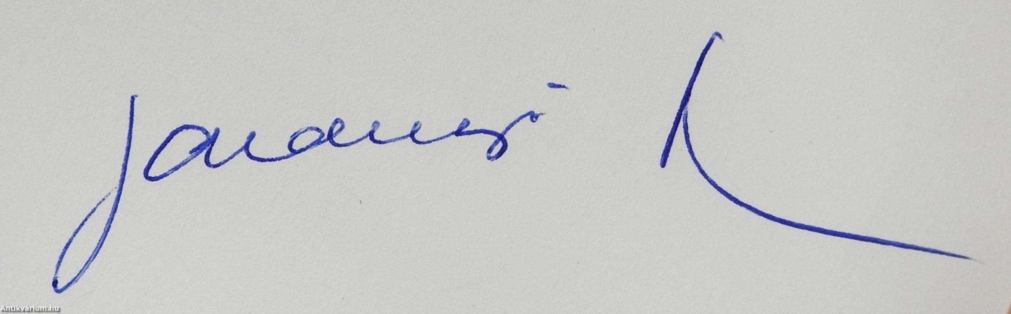 Vizafogó (sorszámozott, dedikált példány)