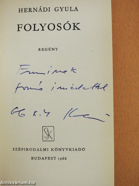 Folyosók (dedikált példány)