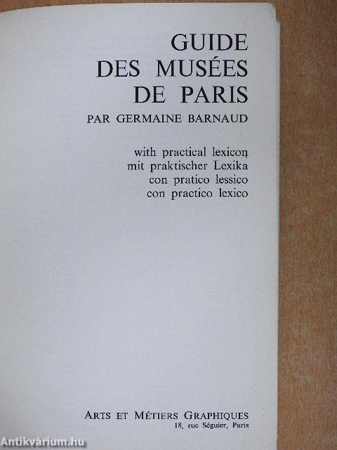 Guide des Musées de Paris