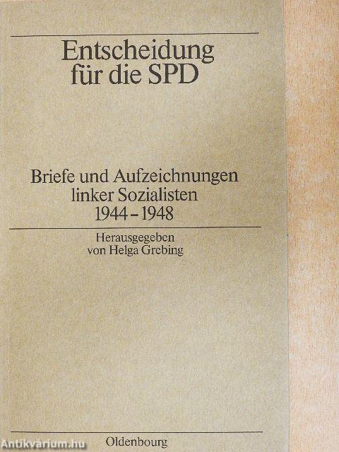 Entscheidung für die SPD