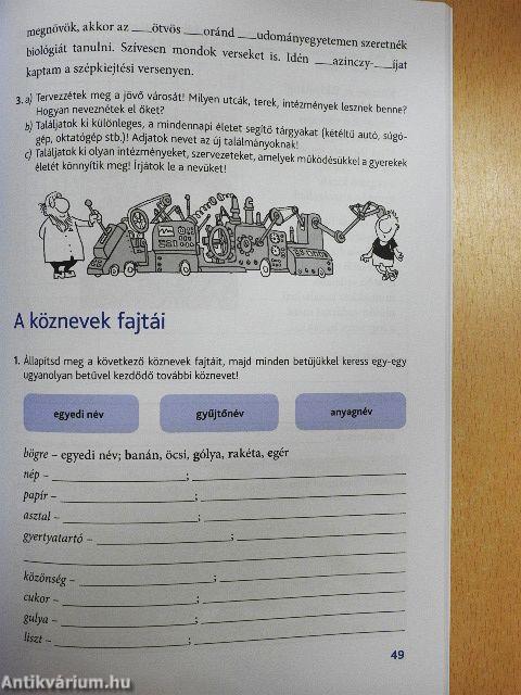 Magyar nyelv munkafüzet 6.