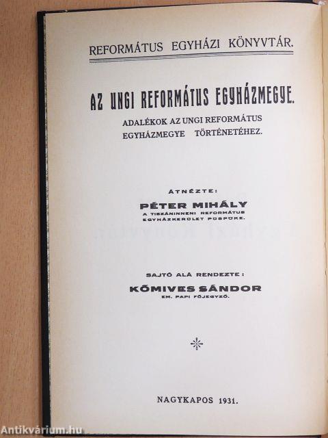 Az ungi református egyházmegye