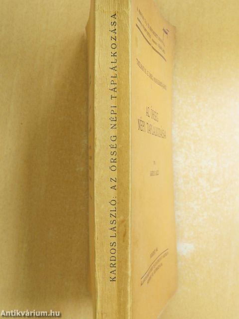 Az Őrség népi táplálkozása