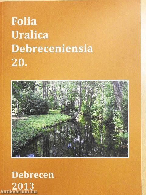Folia Uralica Debreceniensia 20.