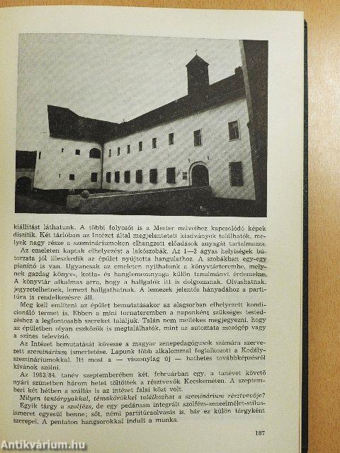 Az ének-zene tanítása 1984. (nem teljes évfolyam), 1985/1-6.