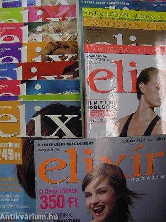 Új Elixír Magazin 1998-2007. (vegyes számok, 15 db)