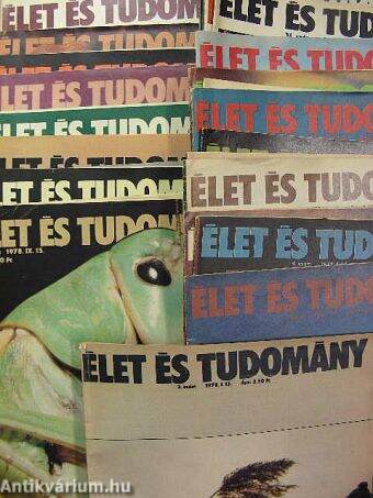 Élet és Tudomány 1978. (nem teljes évfolyam)