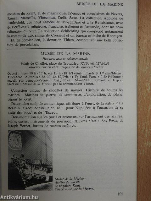 Guide des Musées de Paris