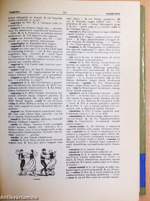 Magyar értelmező kéziszótár I-II.