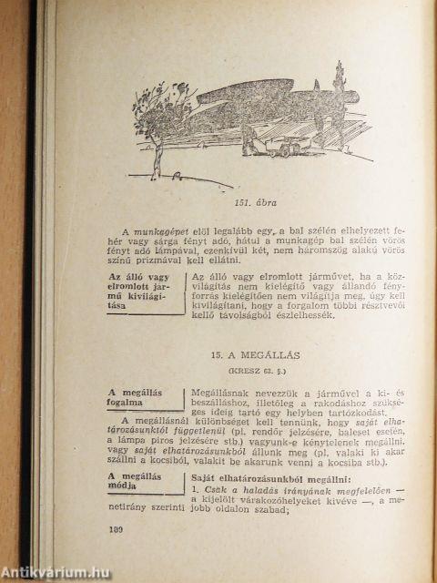 A közúti közlekedés rendje