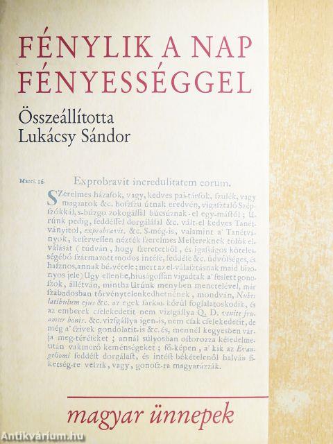 Fénylik a nap fényességgel