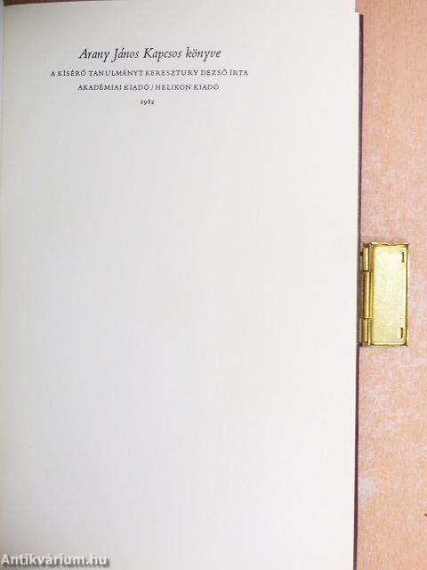 Arany János Kapcsos könyve