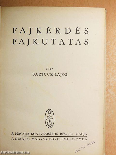 Fajkérdés-fajkutatás