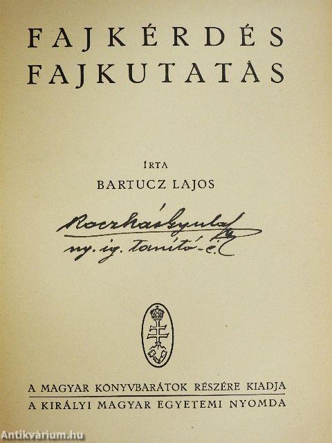 Fajkérdés-fajkutatás