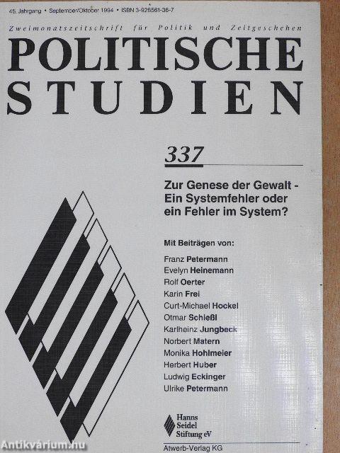 Politische Studien September/Oktober 1994