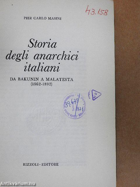 Storia degli anarchici italiani