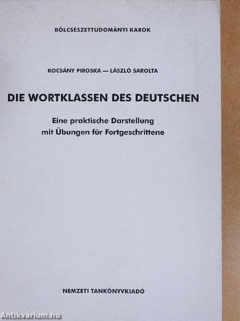 Die Wortklassen des Deutschen