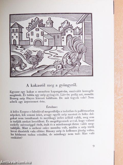 A bölcs Esopusnak és másoknak fabulái
