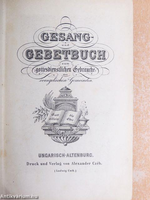 Gesang - und Gebetbuch (gótbetűs)
