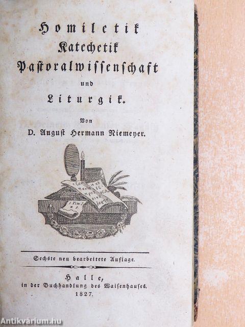 Homiletik katechetik Pastoralwissenschaft und Liturgik (gótbetűs)