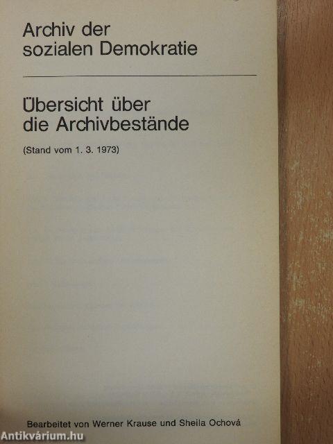 Archiv der sozialen Demokratie