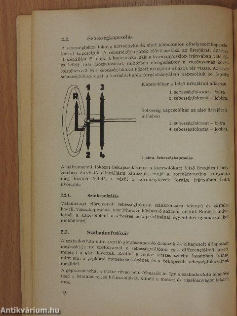 Wartburg 353 személygépkocsi kezelési útmutatója