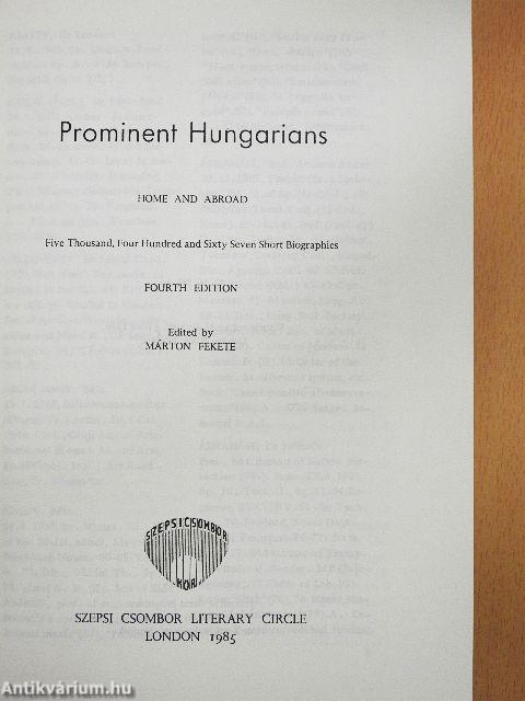 Prominent Hungarians