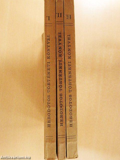 Herodotos történeti könyvei I-III.