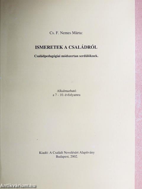 Ismeretek a családról 